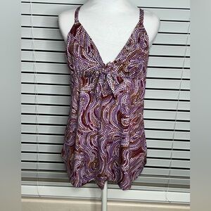 NWT INC International Concepts Multicolor Mosaic Camisole